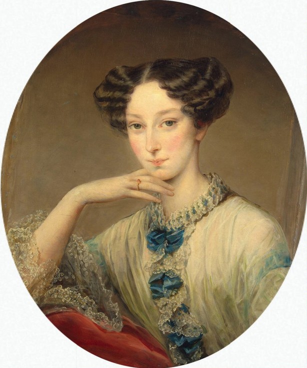 Portrait of Grand Duchess Maria Alexandrovna (1824-1880), future Empress of Russia from Christina Robertson