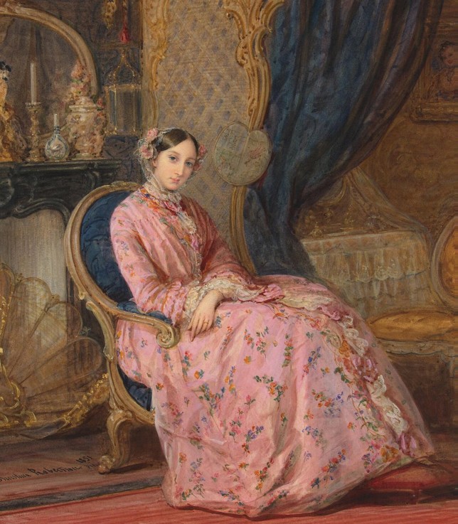 Portrait of Grand Duchess Maria Nikolaevna of Russia, Duchess of Leuchtenberg (1819-1876) from Christina Robertson