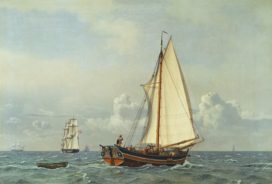 The Sea from Christoffer Wilhelm Eckersberg