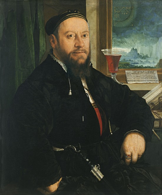 Portrait of Matthäus Schwarz from Christoph Amberger