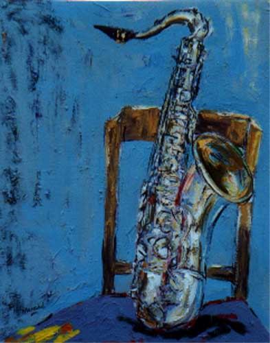 Saxophone with chair II from Christoph Menschel