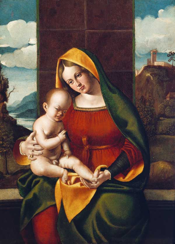 The virgin with the child. from Giovanni Battista Cima da Conegliano