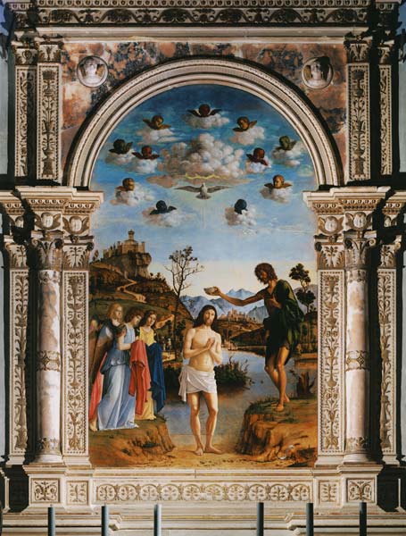 The Baptism of Christ from Giovanni Battista Cima da Conegliano