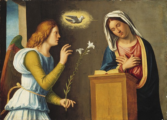Annunciation to the Virgin, 1500/05 from Giovanni Battista Cima da Conegliano