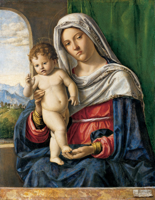 Virgin and Child from Giovanni Battista Cima da Conegliano