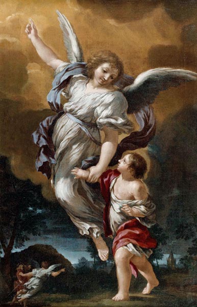 The Guardian Angel (after Pietro da Cortona) from Ciro Ferri