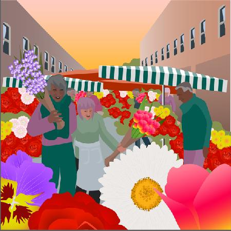 Flower Market at Columbia Road