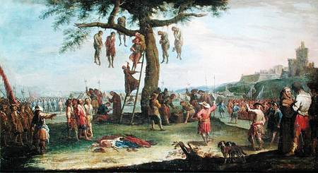 The Hanging, from the 'Miseries and Misfortunes of War' series from Claude Callot
