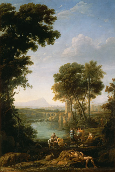 Landscape with the Finding of Moses from Claude Lorrain