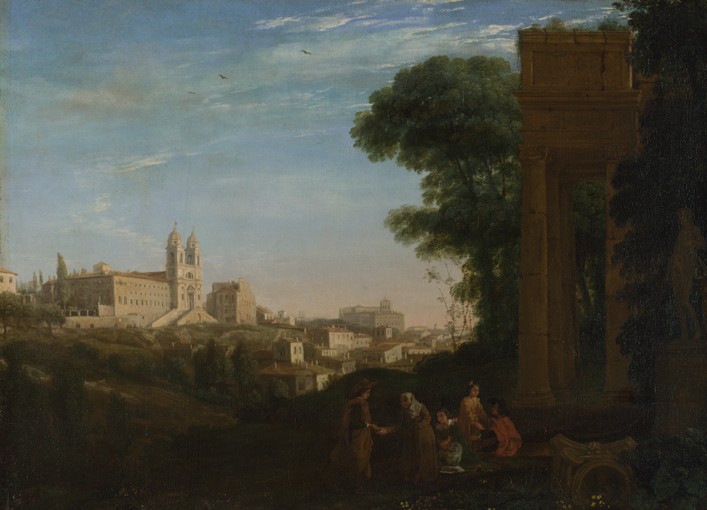 A View in Rome from Claude Lorrain