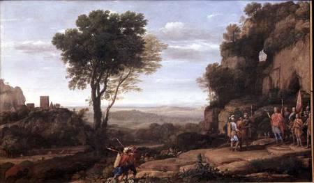 Landscape with David at the Cave of Abdullam from Claude Lorrain