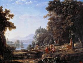 Countryside with Apollo and Marsyas.