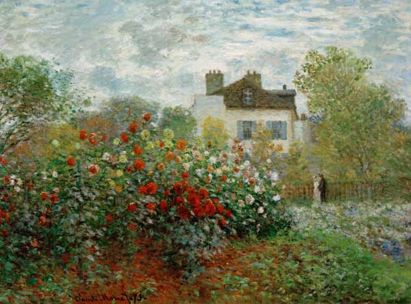 Monets Garten in Argenteuil from Claude Monet
