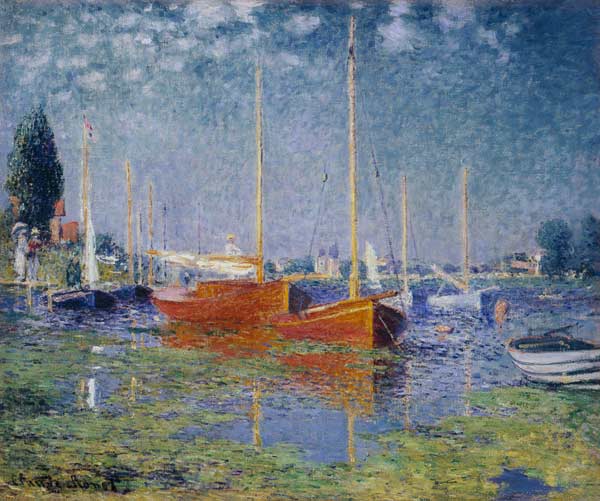 Red Boats, Argenteuil from Claude Monet