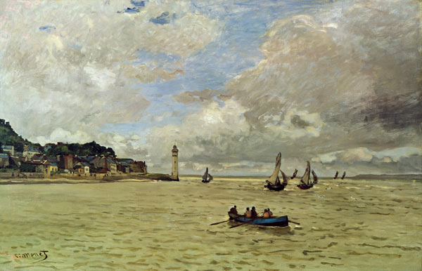 The lighthouse of Honfleur from Claude Monet