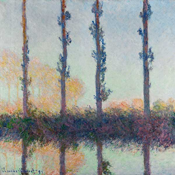 Les quatres arbres from Claude Monet