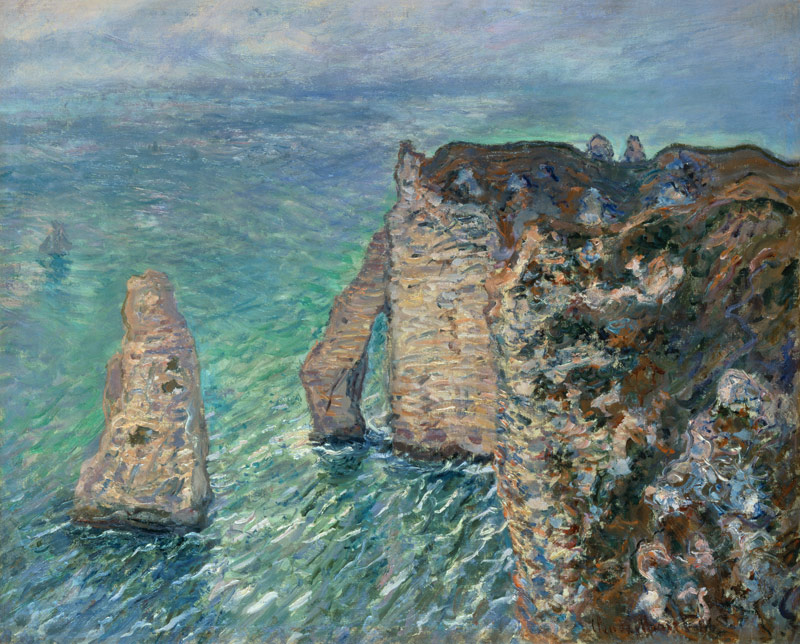 Aiguille and ports this ' Avel in Etretat. from Claude Monet