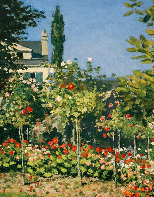 C.Monet / Garden in bloom (detail) from Claude Monet