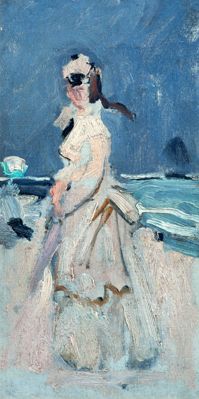 Camille on the Beach from Claude Monet