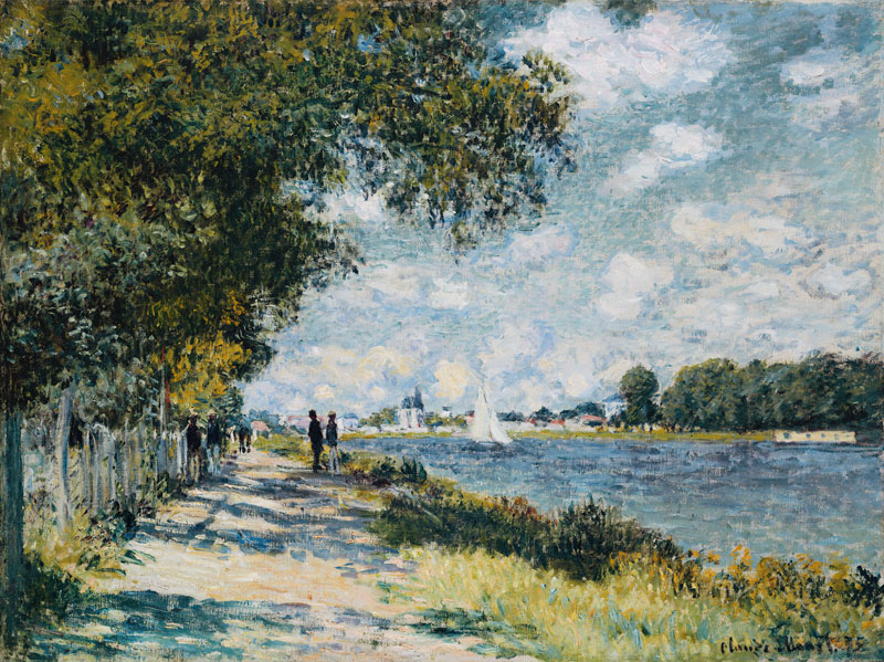 The Seine At Argenteuil from Claude Monet