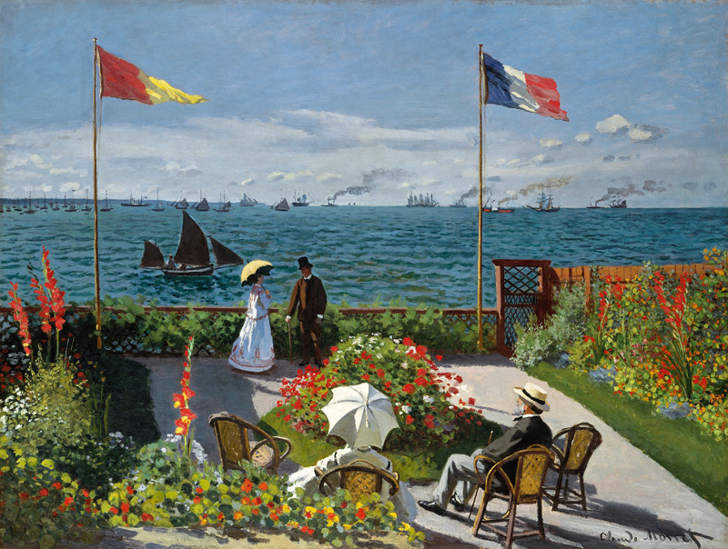 Terrace at Saint Adresse from Claude Monet