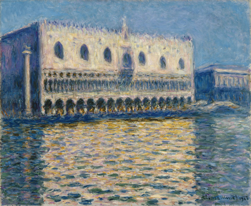 The Doges Palace (Le Palais ducal) from Claude Monet