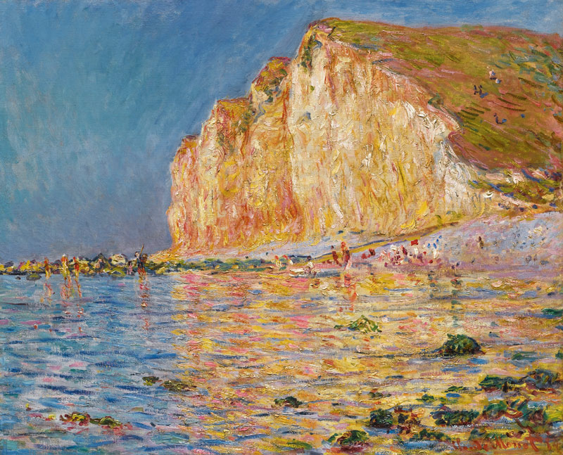 Les Petites-Dalles bei Ebbe from Claude Monet