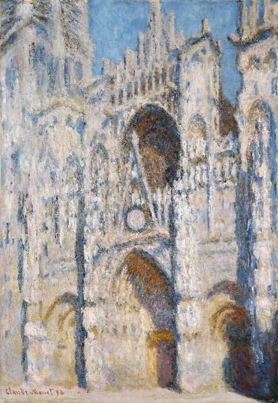 Rouen Cathedral, Afternoon (The Portal, Full Sunlight) 1892-94 from Claude Monet