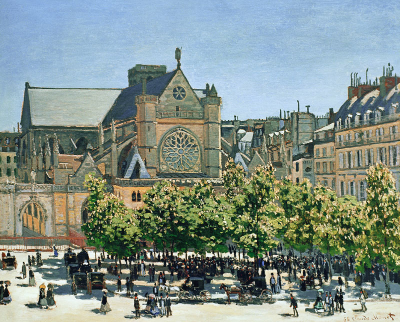 Saint-Germain l'Auxerrois from Claude Monet