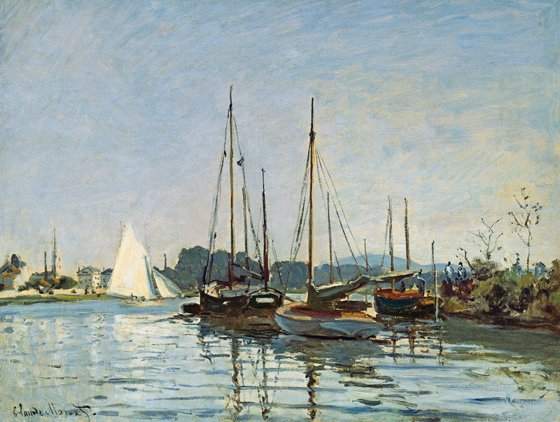 Pleasure Boats, Argenteuil from Claude Monet