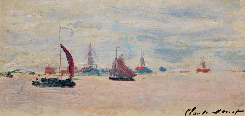 View of the Voorzaan from Claude Monet