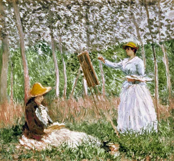 Blanche Monet Painting from Claude Monet
