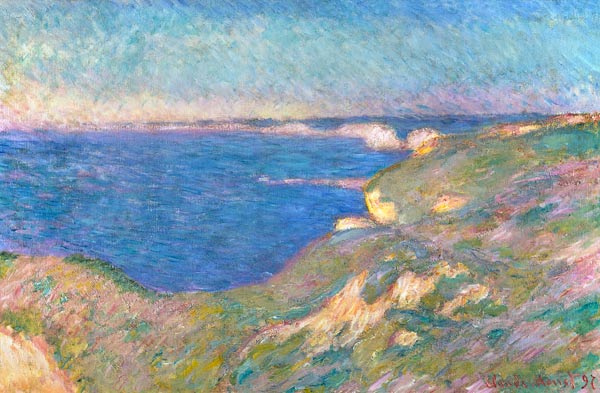 The Cliffs Near Dieppe from Claude Monet