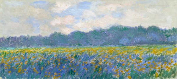Field of Yellow Irises at Giverny from Claude Monet