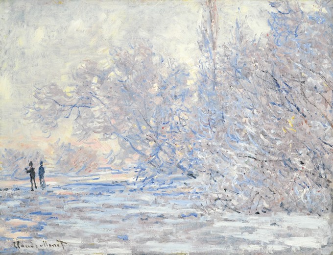 Frost in Giverny (Le Givre à Giverny) from Claude Monet