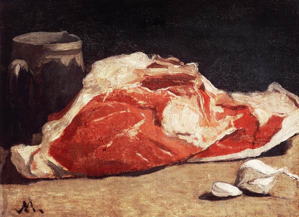 Still Life, the Joint of Meat from Claude Monet