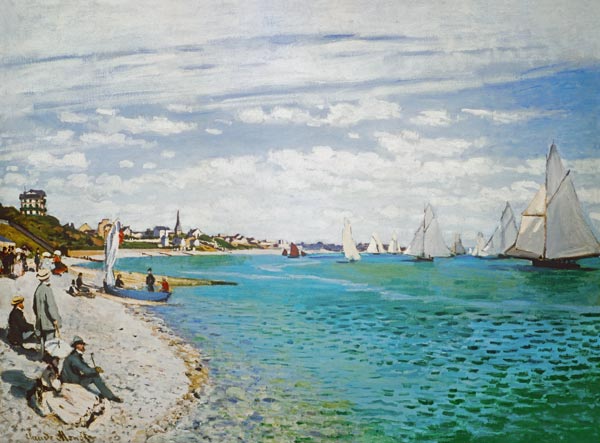 C.Monet, Regatta in Sainte-Adresse from Claude Monet