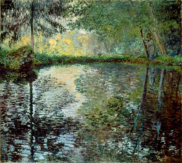 Pond in the park of Montgeron from Claude Monet