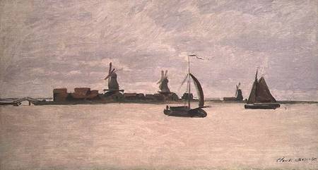 The Outer Harbour at Zaandam from Claude Monet