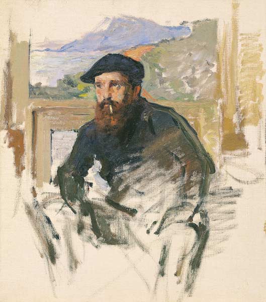 Self Portrait in his Atelier from Claude Monet