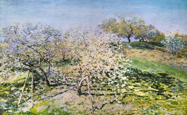 C.Monet, Spring, flowering apple trees. from Claude Monet