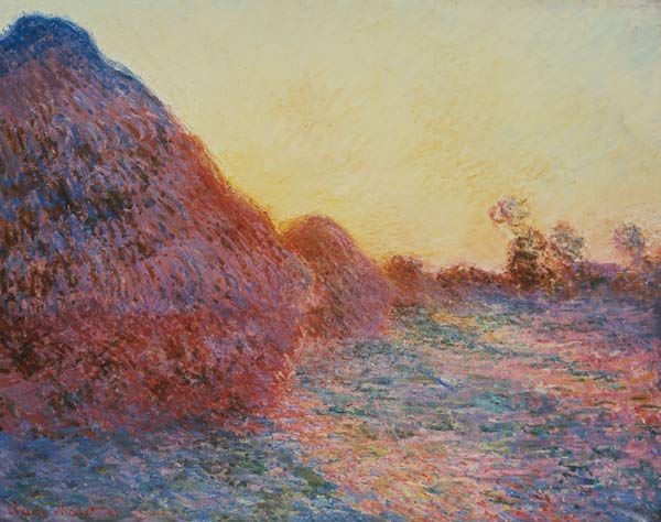 Straw barn in the sunlight. from Claude Monet