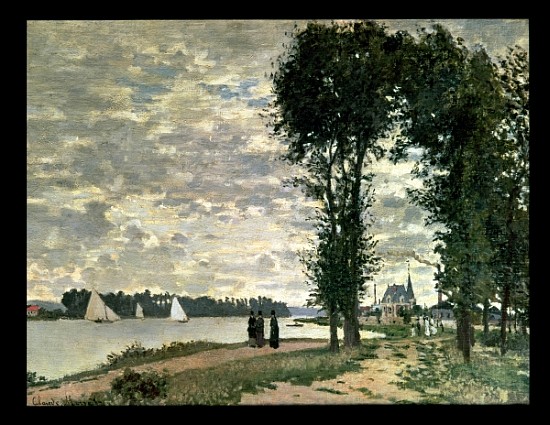 The Banks of the Seine at Argenteuil from Claude Monet