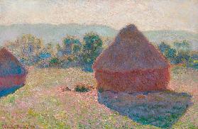 Haystacks, midday