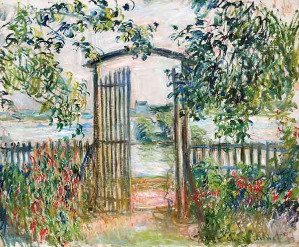 Das Gartentor in Vetheuil (La Porte du jardin à Vetheuil)