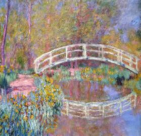 Bridge in Monets Garden (Pont dans le Jardin de Monet). 1895-96