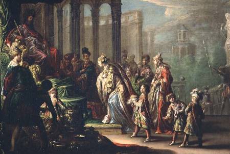 Solomon and the Queen of Sheba, or Esther before Ahasuerus from Claude Vignon