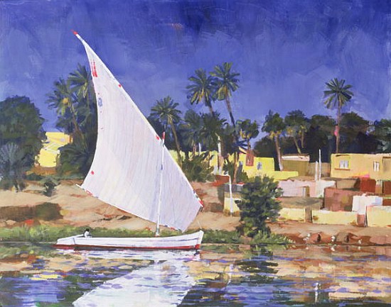 Egypt Blue (oil on canvas)  from Clive  Metcalfe