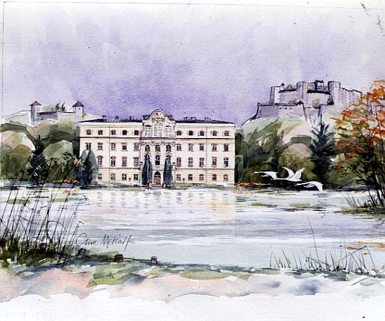 Salzburg Sound of Music (w/c on paper)  from Clive  Metcalfe