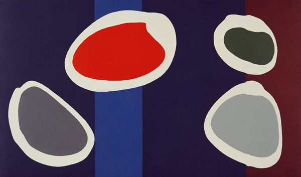 Go Discs, 1999 (acrylic on canvas) (pair with 146091)  from Colin  Booth